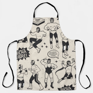 Lucha Libre: Mexican Wrestler pattern Apron