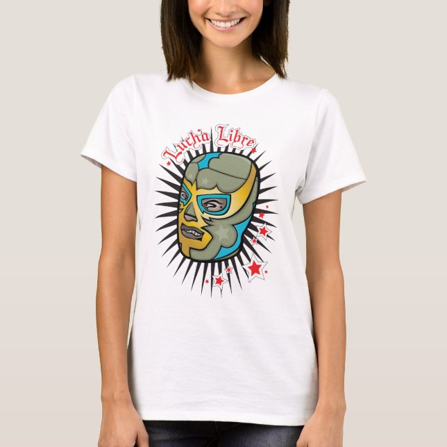 Lucha Libre Mexican Wrestling Mask T-Shirt (Front)