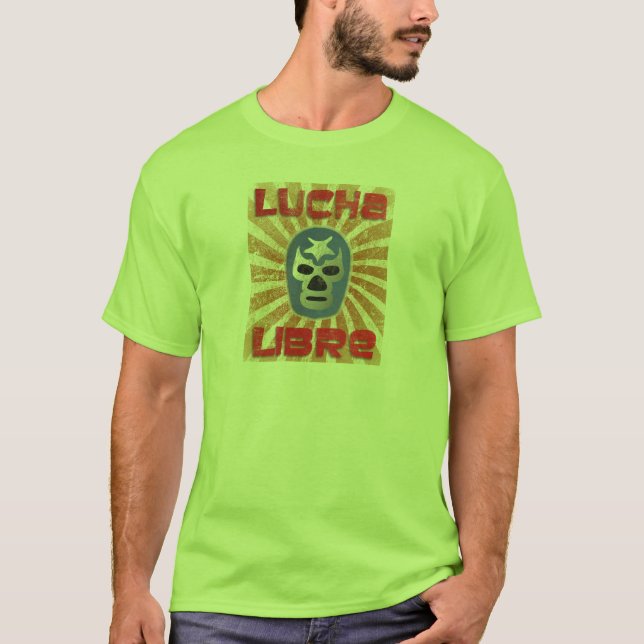 Lucha Libre Mexican Wrestling T-Shirt (Front)