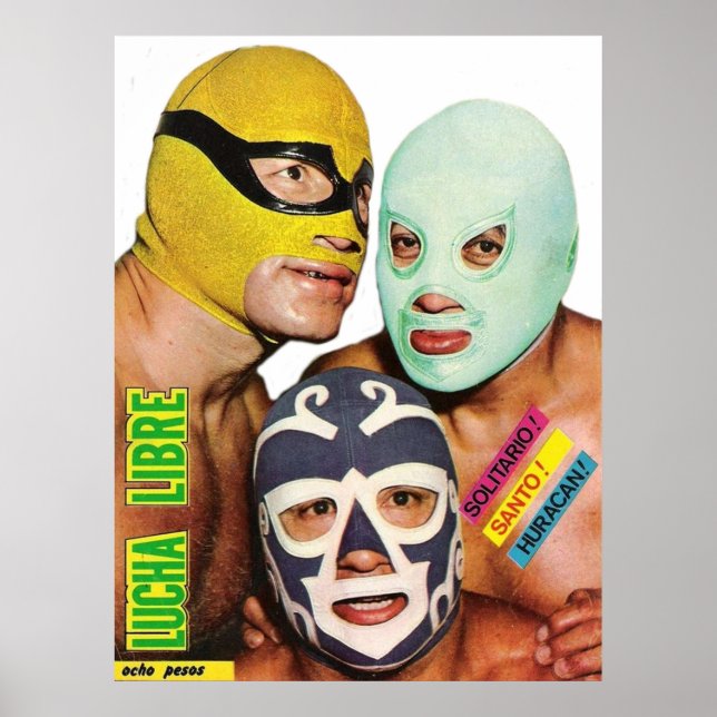 Lucha Libre Trio Poster (Front)