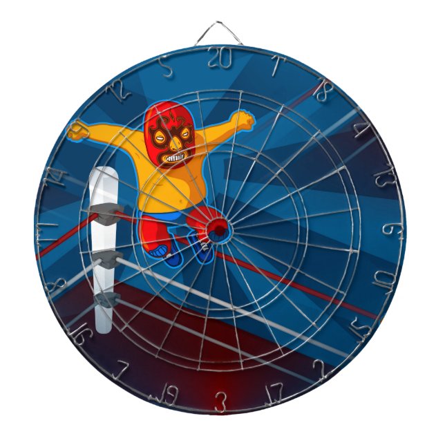 luchador dartboard (Front)