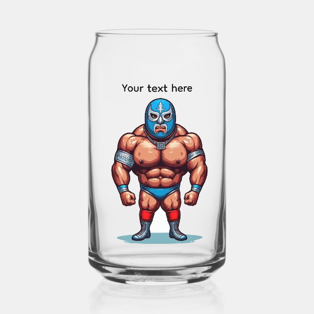 luchador , editable glass (Front)