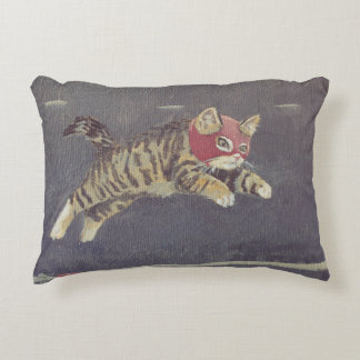 Luchador Kitty Decorative Cushion