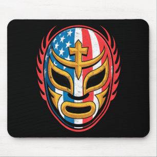 Luchador Mask Mexican Wrestling Luchador Wrestler Mouse Pad