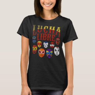 Luchador Masks Lucha Libre T-Shirt