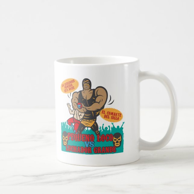 Luchador Noche Coffee Mug (Right)