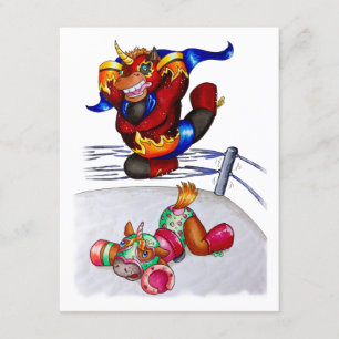 Luchadores Invitation