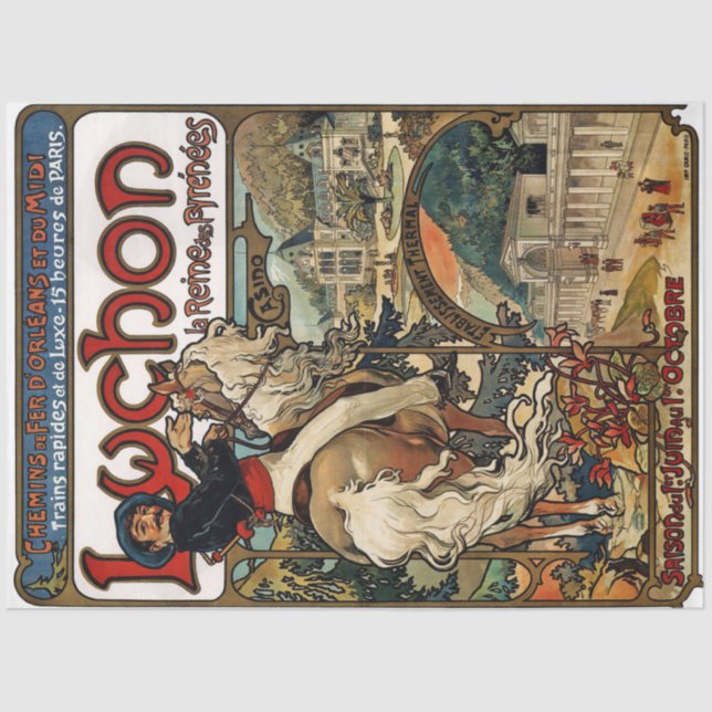 Luchon, Mucha Tissue Paper (Front)