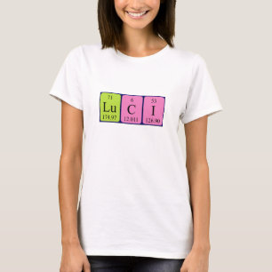 Luci periodic table name shirt