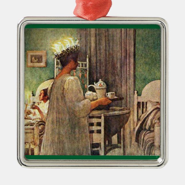 Lucia Day Metal Ornament (Front)