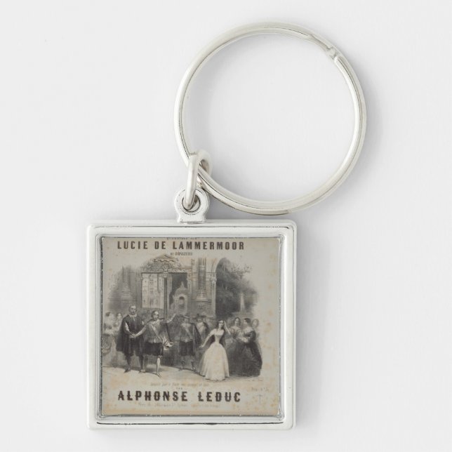 Lucia de Lammermoor' by Gaetano Donizetti Key Ring (Front)