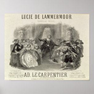 Lucia de Lammermoor' the opera Poster