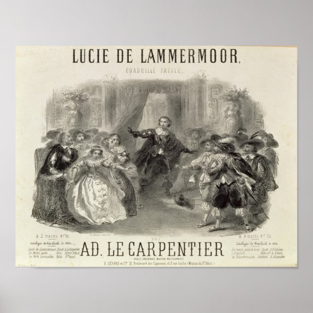 Lucia de Lammermoor' the opera Poster (Front)