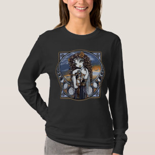 "Lucia" Gothic Flower Moon Fairy Art Top