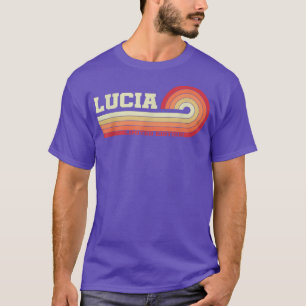 Lucia Name I Vintage & Beach I Personalized Lucia T-Shirt