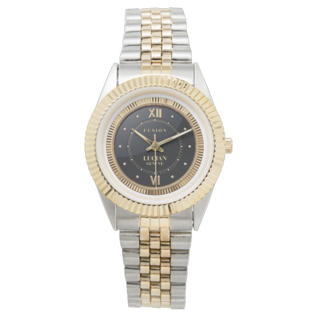 LUCIAN GENÈVE Two-Tone Luxury Watch (Front)
