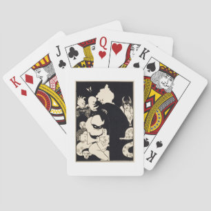 Lucian's Strange Creatures, illustration from 'Luc Playing Cards