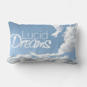 Lucid Dreams Clouds Lumbar Throw Pillow