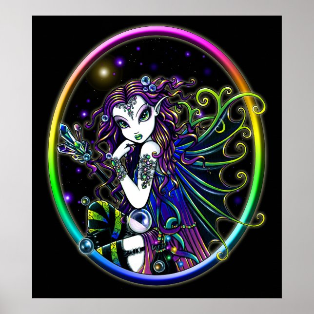 "Lucidia" Crystal Rainbow Fairy Poster (Front)