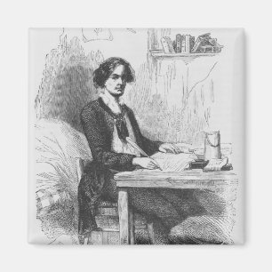 Lucien de Rubempre writing a letter Magnet