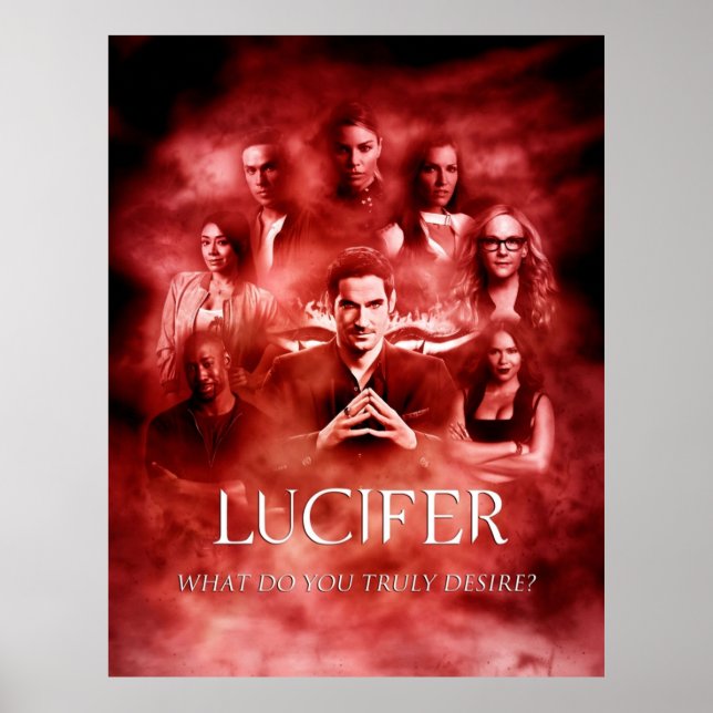 Lucifer Cast Poster (Front)