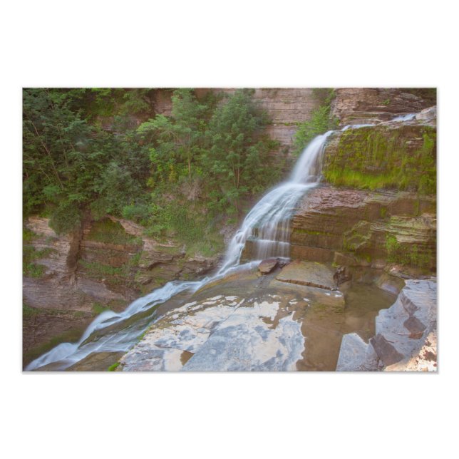 Lucifer Falls, Robert H. Treman state park, NY Photo Print (Front)
