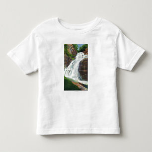Lucifer Falls View in Robert H. Treman State Toddler T-Shirt