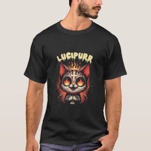 Lucifer Occult Devil Cat Lucipurr Halloween Demon T-Shirt