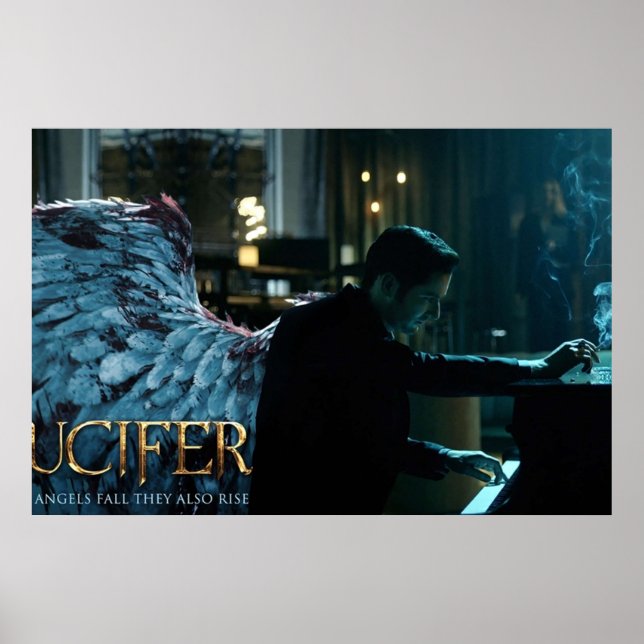 Lucifer Piano Wings Poster (Front)