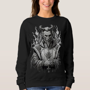 Lucifer Satan Occult Beelzebub Demon Sweatshirt