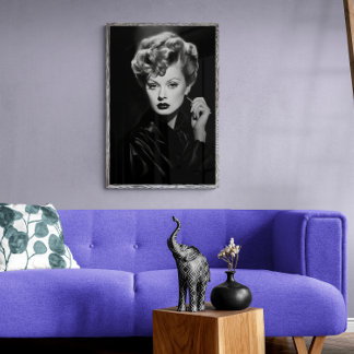 Lucille Ball Vintage Classic, Elegant Poster