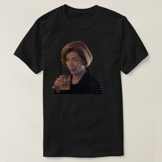 Lucille Bluth Wink Sticker T-Shirt (Design Front)