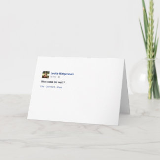 Lucille Wittgenstein Greeting Card