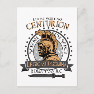 Lucius Voreno, a famous Roman Centurion Postcard