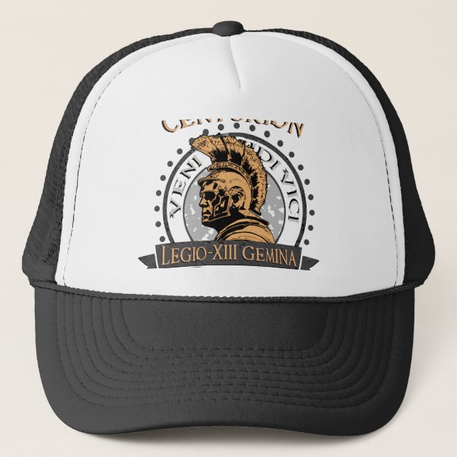 Lucius Voreno, a famous Roman Centurion Trucker Hat (Front)