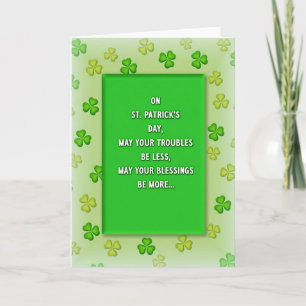 Luck And Blessings Card