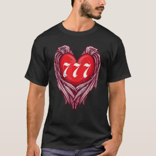 Luck Angel Number 777 3 T-Shirt