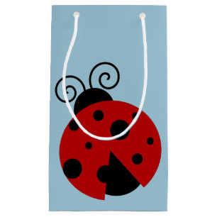 Luck be a Ladybug Cute Cartoon Insect Design Small Gift Bag