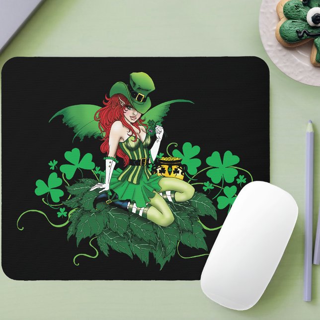 Luck Irish Fairy Green Mouse Pad (Creator Uploaded)