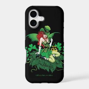 Luck Irish Green Fairy Red Hair Shamrock