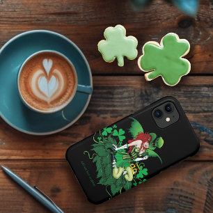Luck Irish Green Fairy Red Hair Shamrock  iPhone 11 Case