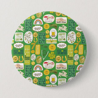 Luck Lucky Irish 7.5 Cm Round Badge