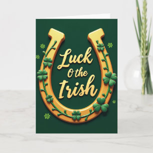 Luck O The Irish Golden Card