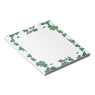 Luck O' the Irish Notepad