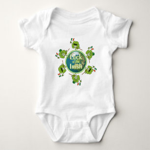 Luck o' the Irish - Shamrocks around the Globe Baby Bodysuit