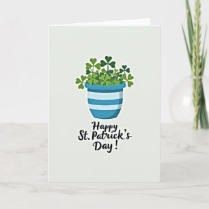 Luck O The Irish St Patricks Card