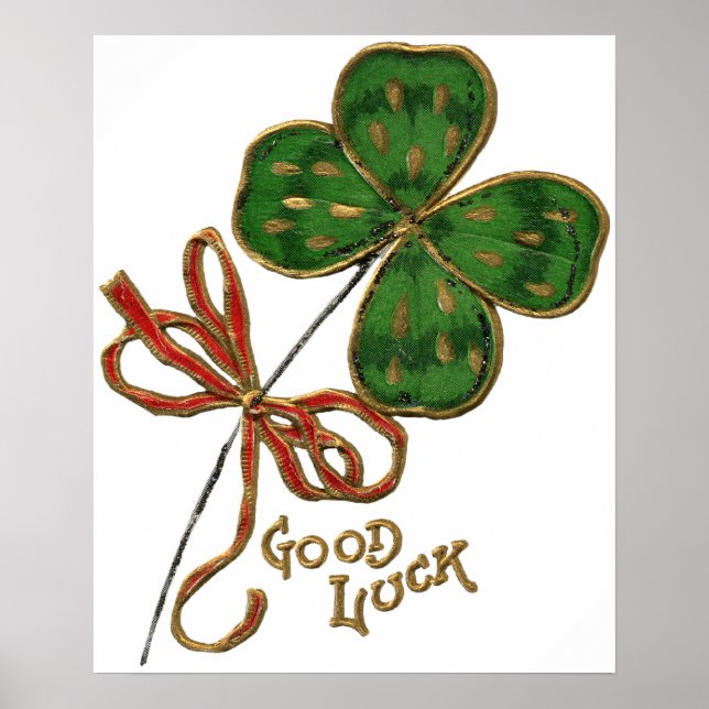 Luck O The Irish St. Patrick's Day Poster (Front)