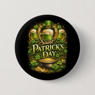 Luck of the Emerald Isle 6 Cm Round Badge