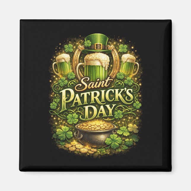 Luck of the Emerald Isle Magnet (Front)