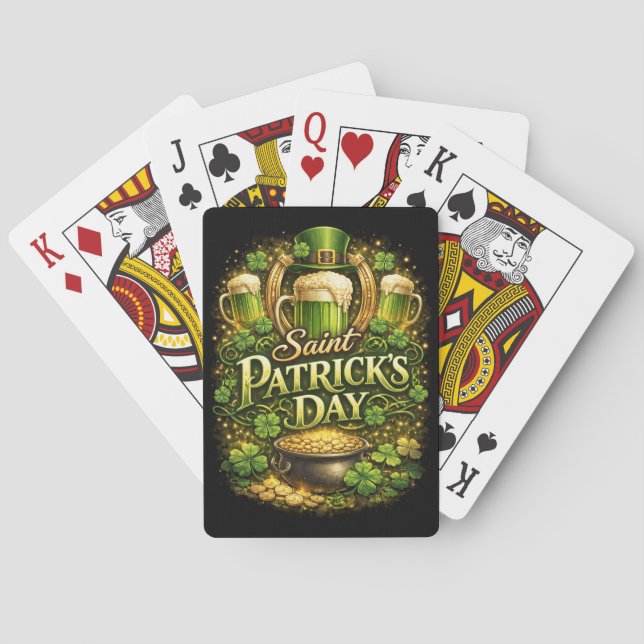 Luck of the Emerald Isle Playing Cards (Back)